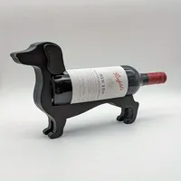 Personalized Creative Decoration Sausage Dog Red Wine Bottle Holder Adds Fun To Your Home Bar