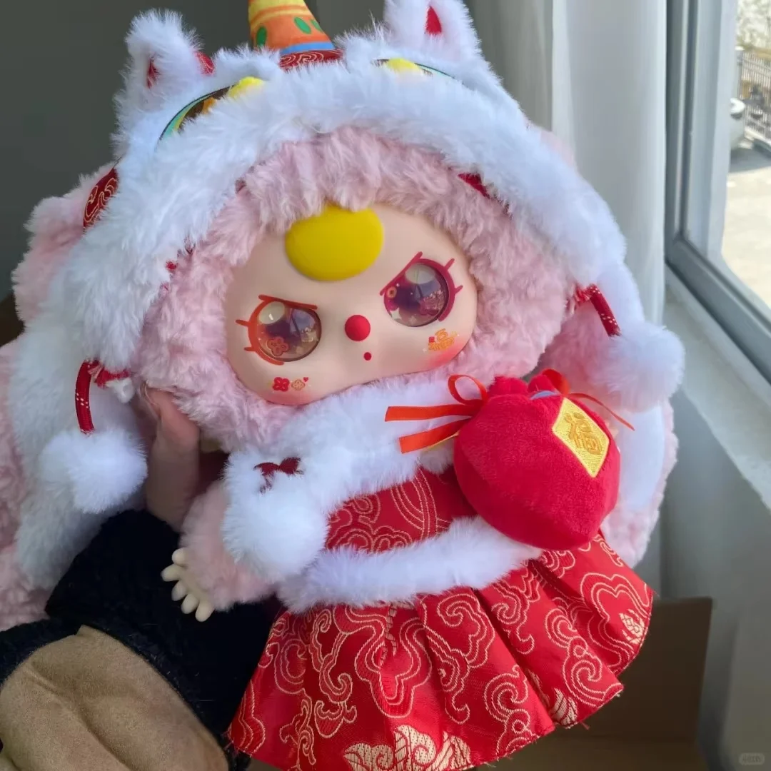 

In Stock Baby Three New Happy New Year 400% Limited Doll Vinyl Plush Model Tide Play Children'S New Year Gift