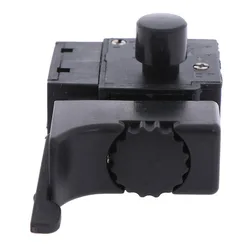 FA2-6/1BEK Black 6A 250V Electric Drill Speed Control Trigger Button Switch Trigger Switch With Small Light For Power Tools