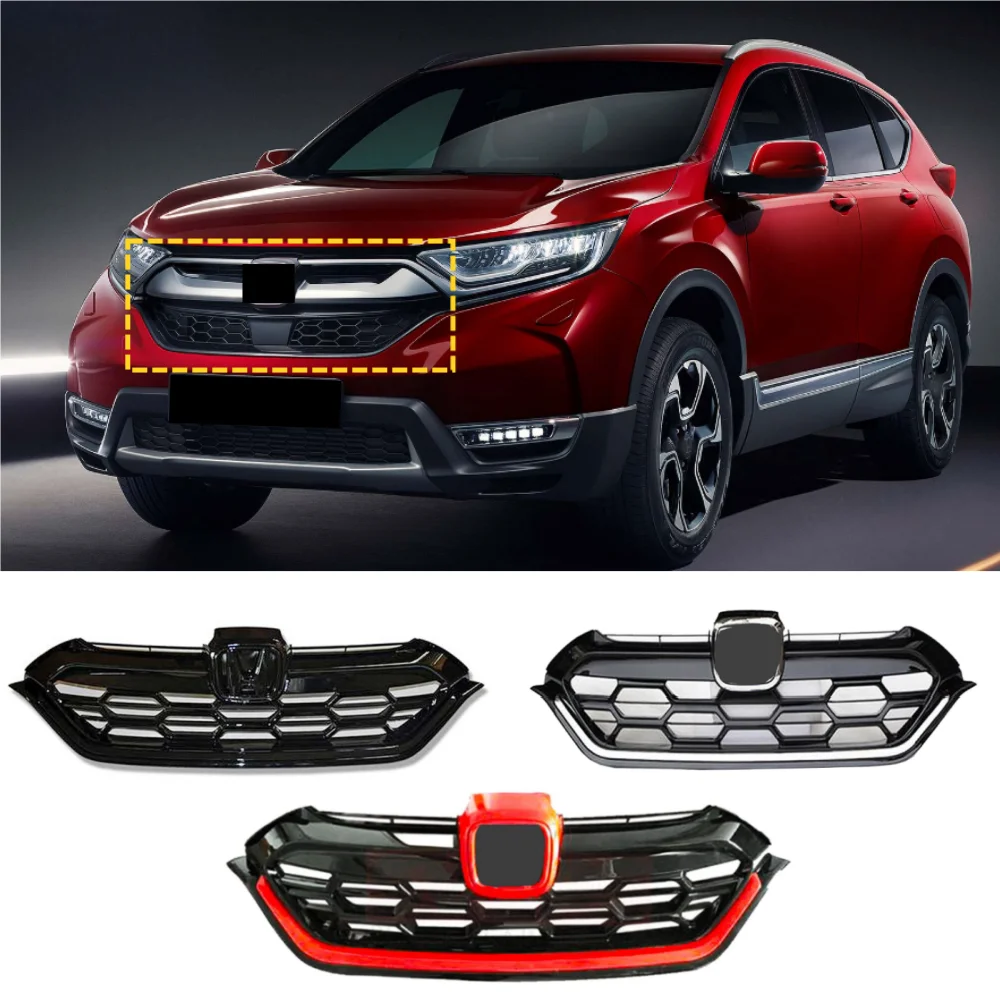 

For Honda CRV 2017-2020 car front bumper ventilation grille MODULO style