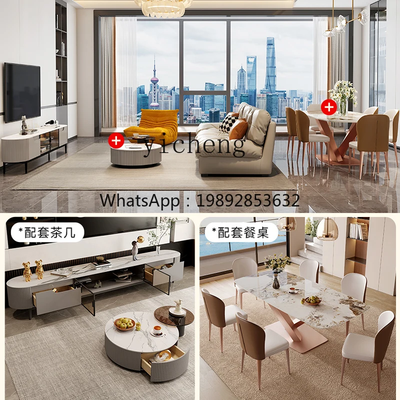 BB cloud leather sofa first layer cowhide cream style modern light luxury simple living room straight row sofa