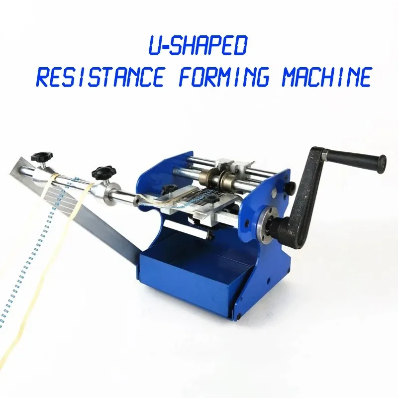 1PC U/F Type Resistor Axial Lead Bend Cut & Form Machine Resistance Forming Manual U/F Type Bend Molding Machine