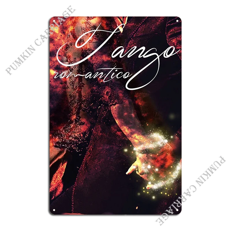 Tango Romantico Metal Plaque Poster Personalized Plaques Printed Wall Mural Garage Tin Sign Poster