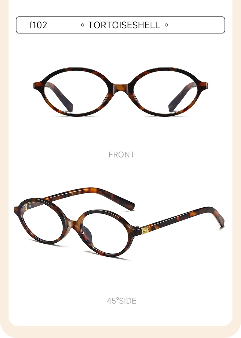 2025 BEAU FIVE Neue photochrome Retro-High-End-Brille mit ovalem Rahmen für Damen – schlankmachend und geeignet für natürliche Aussichten F102 – Detail 15