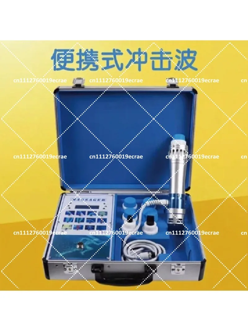 Portable Shock Wave Physiotherapy Device for Muscle Recovery and Chiropractic Care