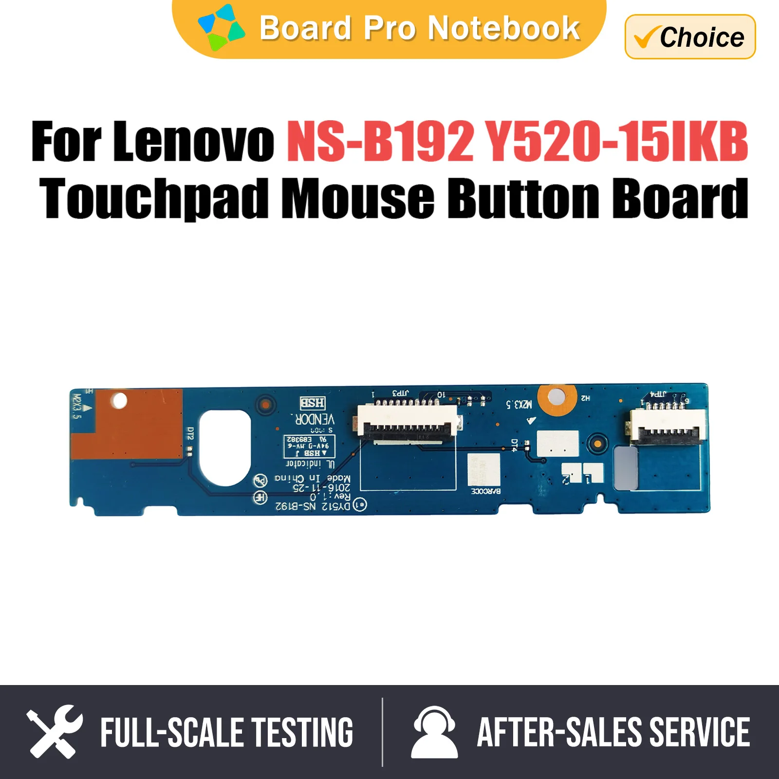 

For Lenovo R720-15 Y520-15IKB Touchpad Mouse Button Board DY512 NS-B192 100% Tested Fast Ship