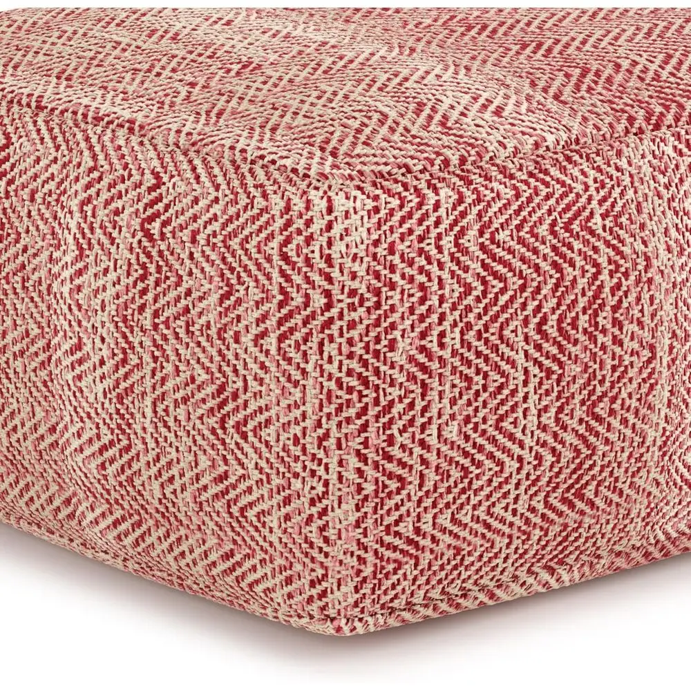 20 poufs larges en coton à motifs Boho marron, tissés à la main pour le salon, texture artisanale, assemblés