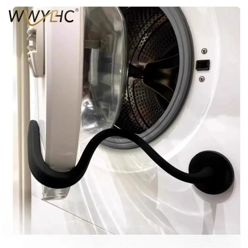 Suitable for Drum Washing Machine Door Ventilation Magnetic Anti-collision Buckle Frame, Door Stopper Door Protection