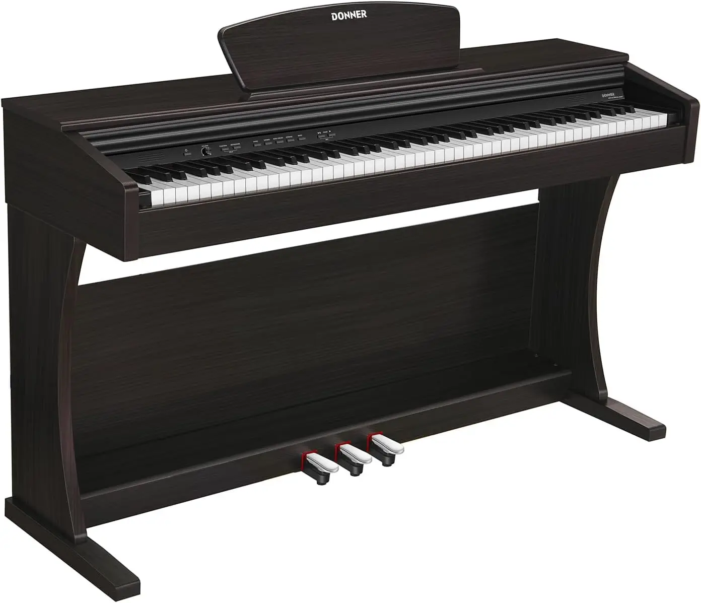 

DDP-300 Digital Piano with 88 Graded Hammer Action Weighted Keys, Record, Bluetooth, 10 Voices, 4 Reverb, Speakers, Profe