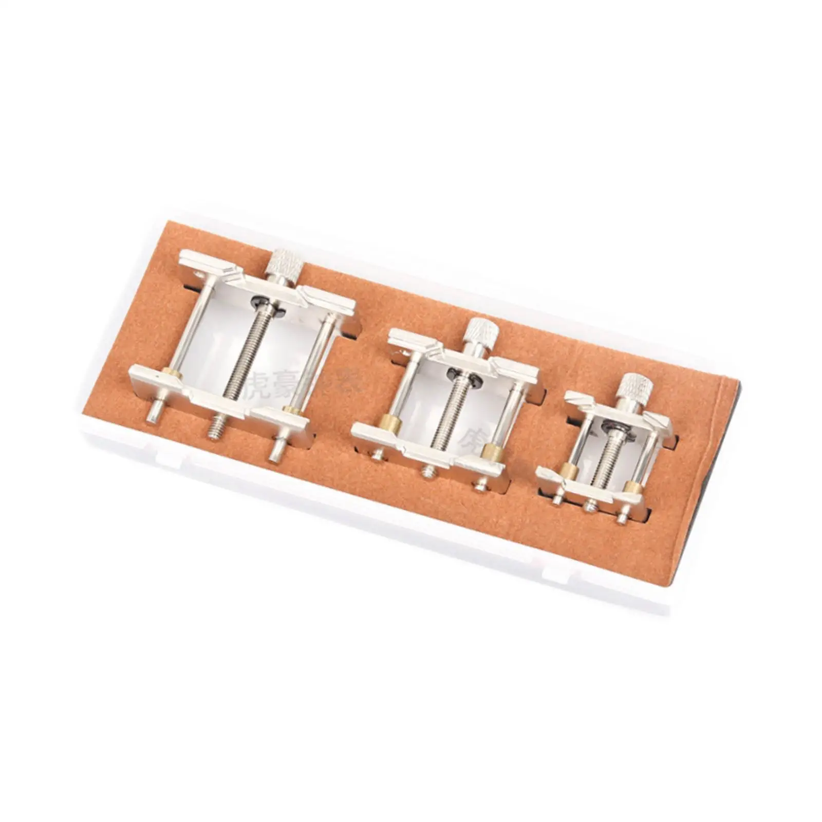 3x Watch Movement Holders Watch Movement Fixed Base Adjustable Screw for Holding