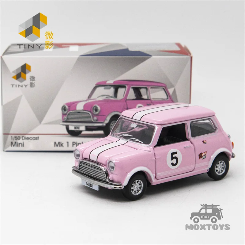 

Tiny 1:50 Mini Cooper Mk 1 Pink Diecast Model Car