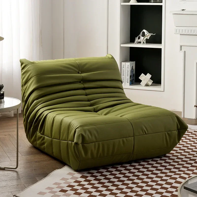 Caterpillar Sofa Simple Tatami Single Sofa Casual Lazy Sofa Living Room Recliner Celebrity Balcony Rocking Chair Furniture