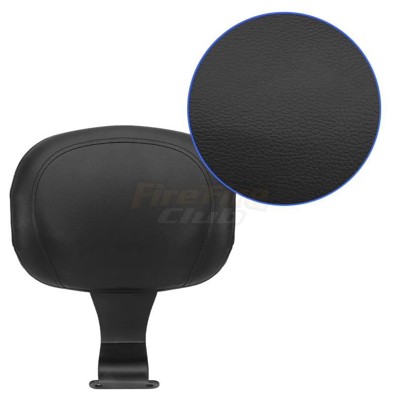 Motorcycle Synthetic Leather Pad Front New Plug In Driver Backrest Pad Sissy Bar For Honda VTX 1800 VTX1800 Accessories