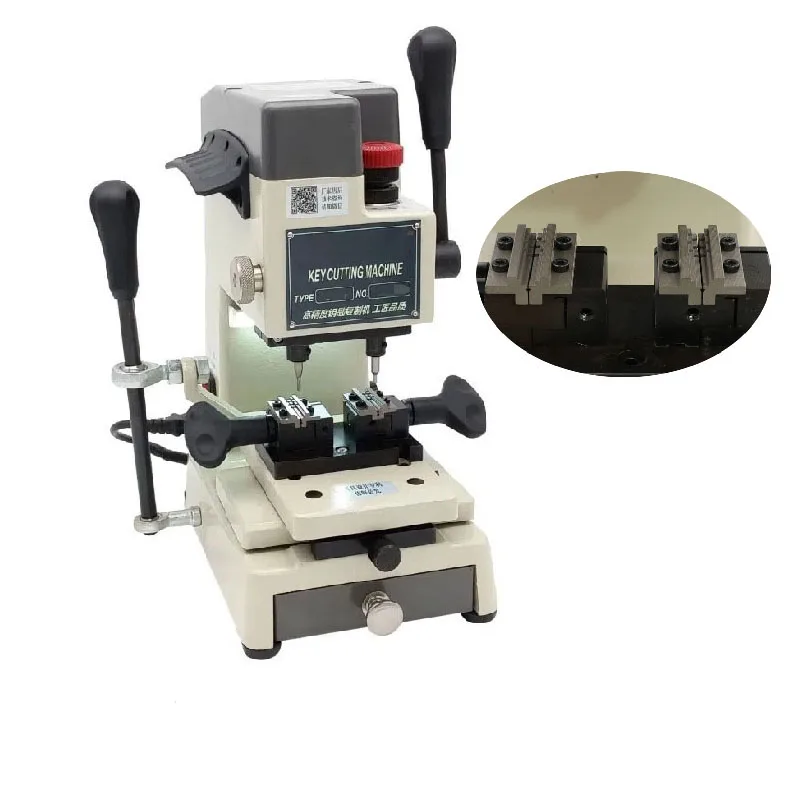 

D38A Vertical Key Copy Machine Key Copying Machine Multi-function Fixture Punching And Milling Slot Keys Locksmith Tools 220V