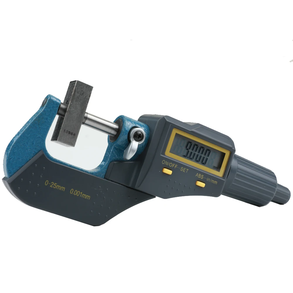 0-25mm 0.001mm Digital Micromaster Micrometer Electronic Outside Micrometer Carbide Tip Measure Tools Caliper Gauge