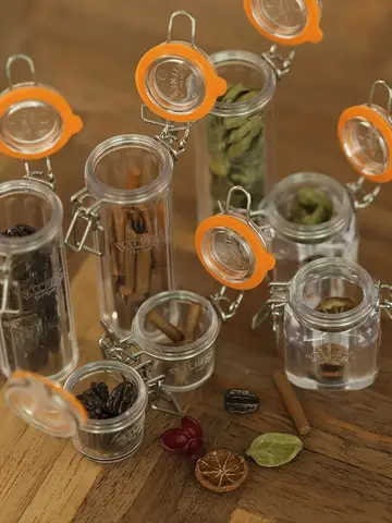 3 шт. Миниатюрные прозрачные банки для кукол