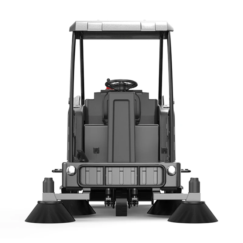 forYangzi S8 Industrial Ride-on Floor Sweeper Automatic Floor Cleaner Road Sweeper Machine With Roof