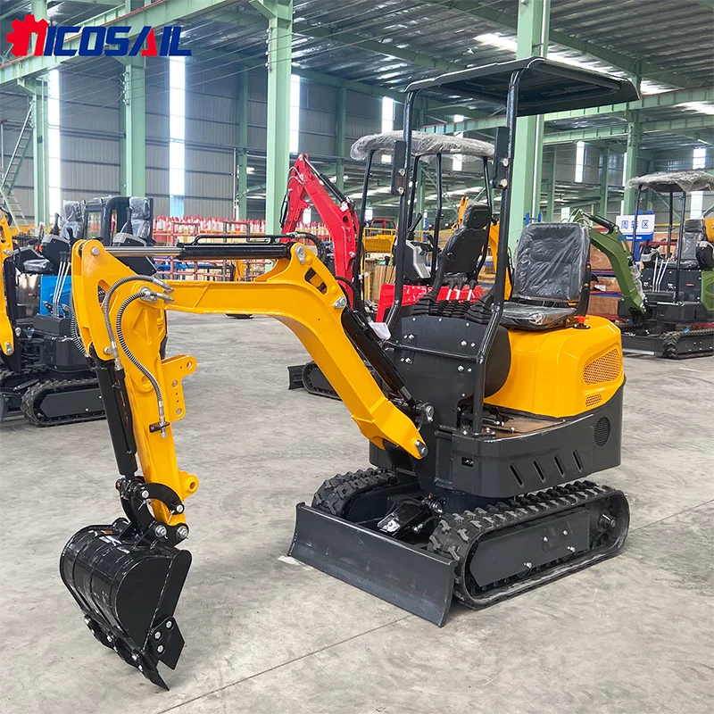 工場価格 ミニショベル販売 コンパクトで高効率 家庭用小型プロジェクト向け ミニ掘削機 1.2トン