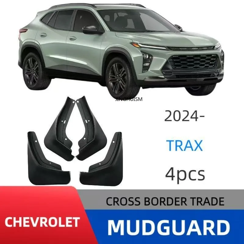 Mudguards FOR Chevrolet Chevy Trax 2024 Automotive Fender Mudguard Vehicle Exterior Decor ABS Material Protective Accessories