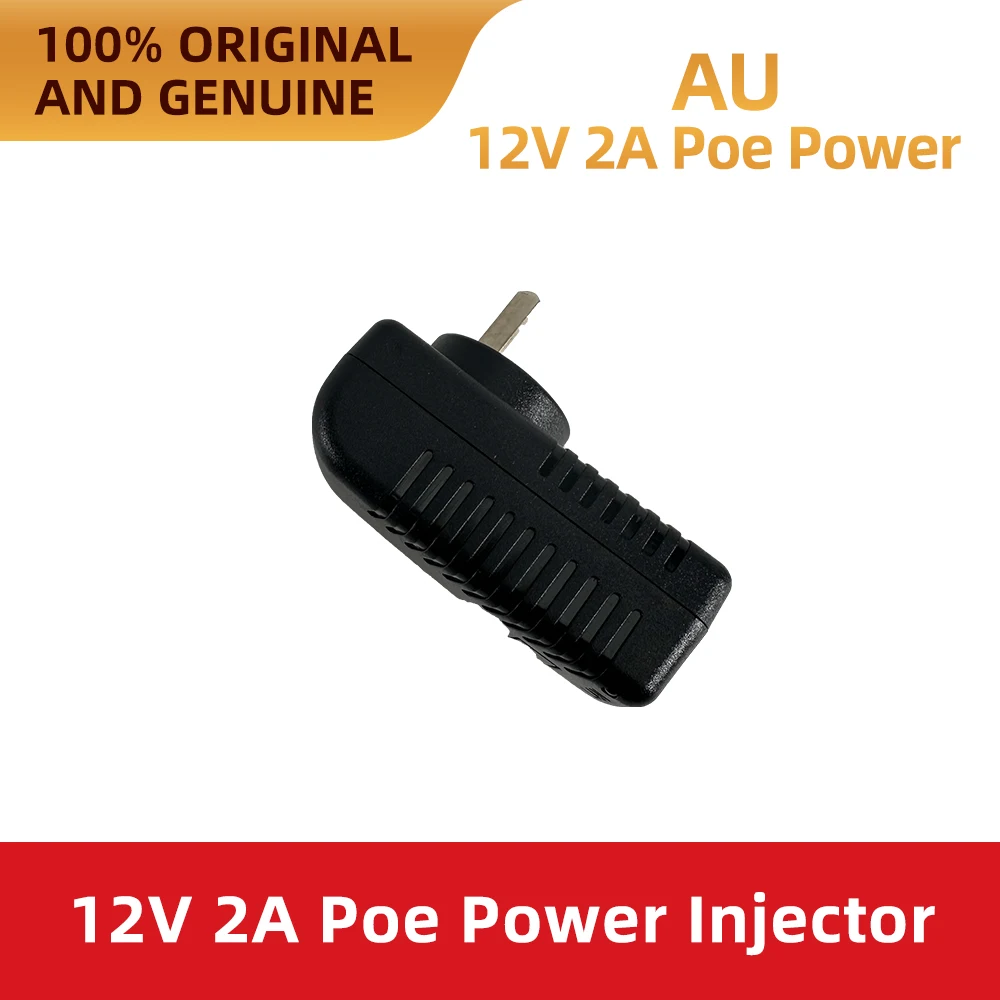 12V 2A POE Injector 24W 10/100Mbps Power Over Ethernet Adapter for CCTV IP Camera AP Bridge Gateway US EU AU UK Plug Optional