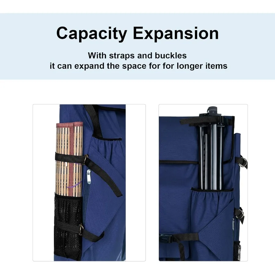 JJRING Mochila de artista Plein Air de alta resistencia con correa de mano Bolsa de mano para suministro de arte para transportar tableros de dibujo de ilustraciones de 18x24 B