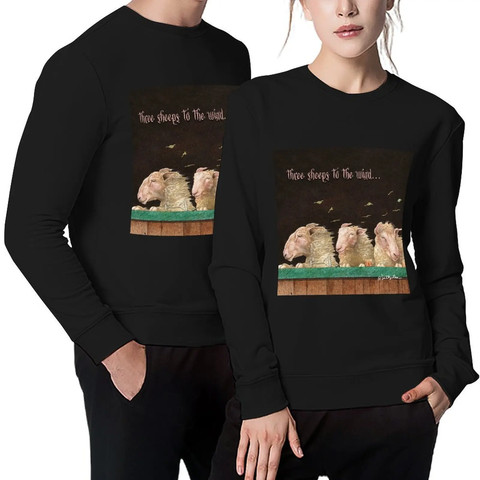 

Will Bullas - three sheeps to the wind... Pullover tracksuits fashion men hoody