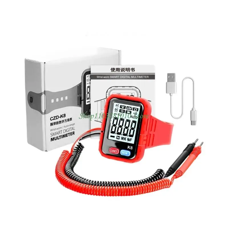 U55D Automatic Ranges Selection Digital Multimeter Energy Saving Shutdown NCV Functionality For Electrical Diagnostics