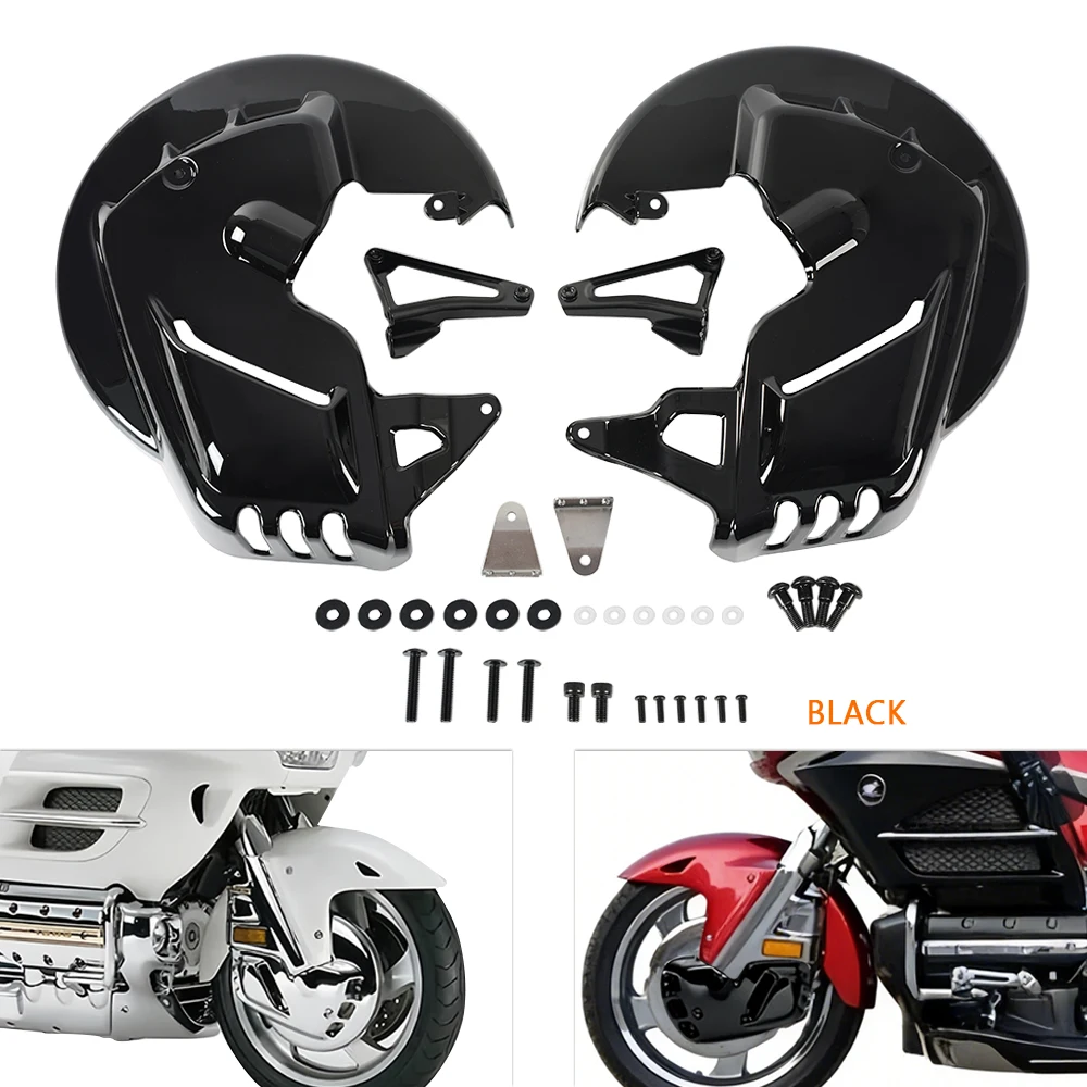 

Motorcycle Front Rear Brake Disc Rotor Covers Fit Honda Goldwing Gold Wing GL1800 F6B Touring 2001-2015
