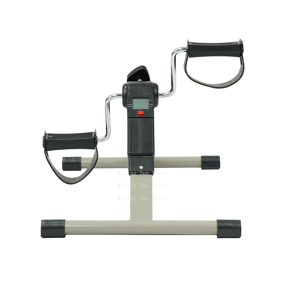 Compact Steel Pedal Bike - Portable desktop bike with adjustable drag for the elderly rehabilitation and arm/leg workouts