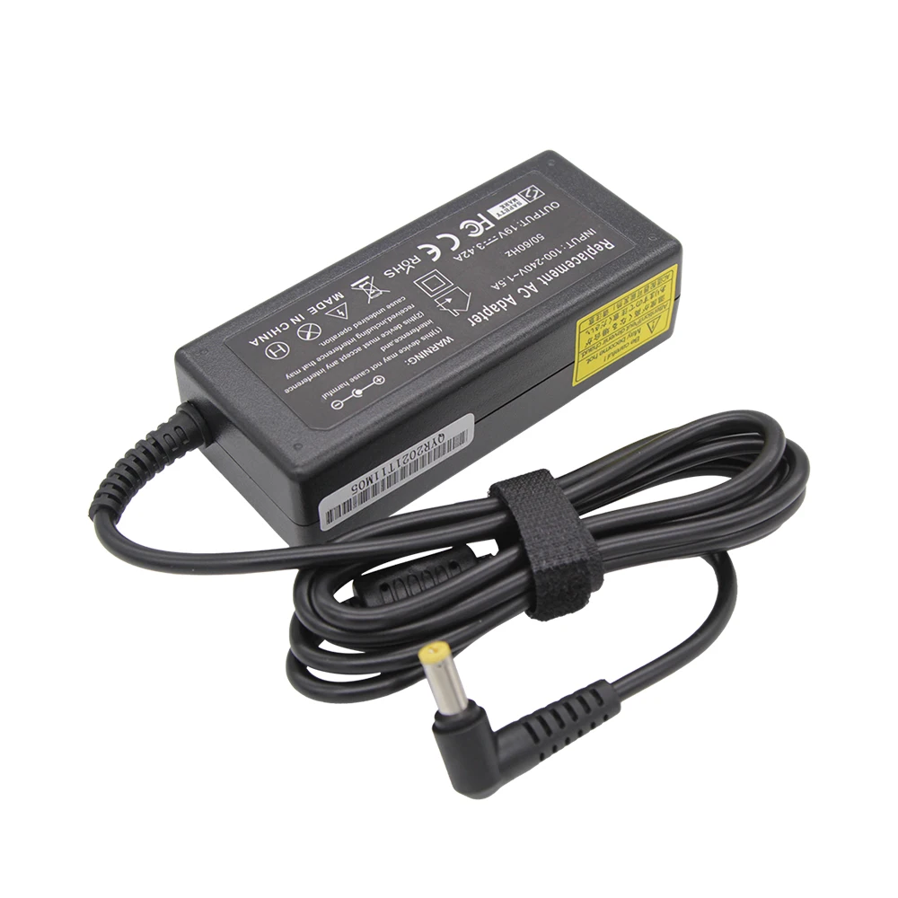 19V 3.42A 65W 5.5*1.7MM AC Laptop Charger Power Adapter For Acer Aspire 5315 5630 5735 5920 5535 5738 6920 7520 Notebook