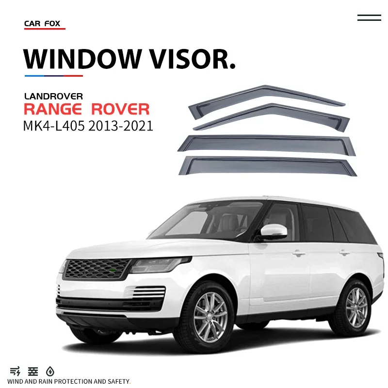 For Land Rover RANGE ROVER L405 SWB Standard Axis 2013-2021 Window Visor Vent  Ventvisor Wind Deflector Visors Rain Guard Visor