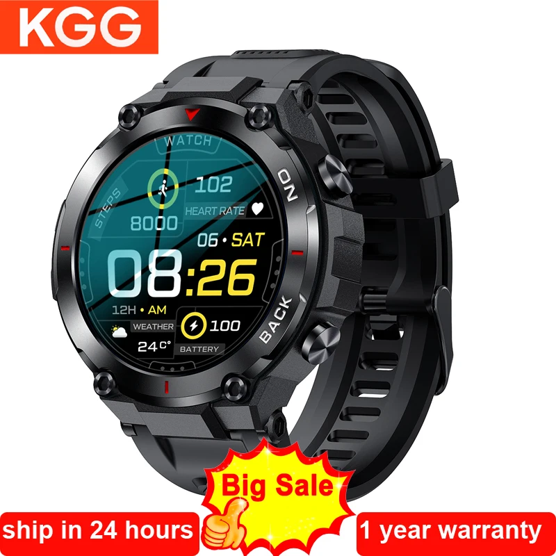 K37 GPS Men Smart Watch Bluetooth Call Phone Watch 480mah Fitness Tracker 24/7 Heart Rate Monitor Sports Smartwatch PK K27 K22