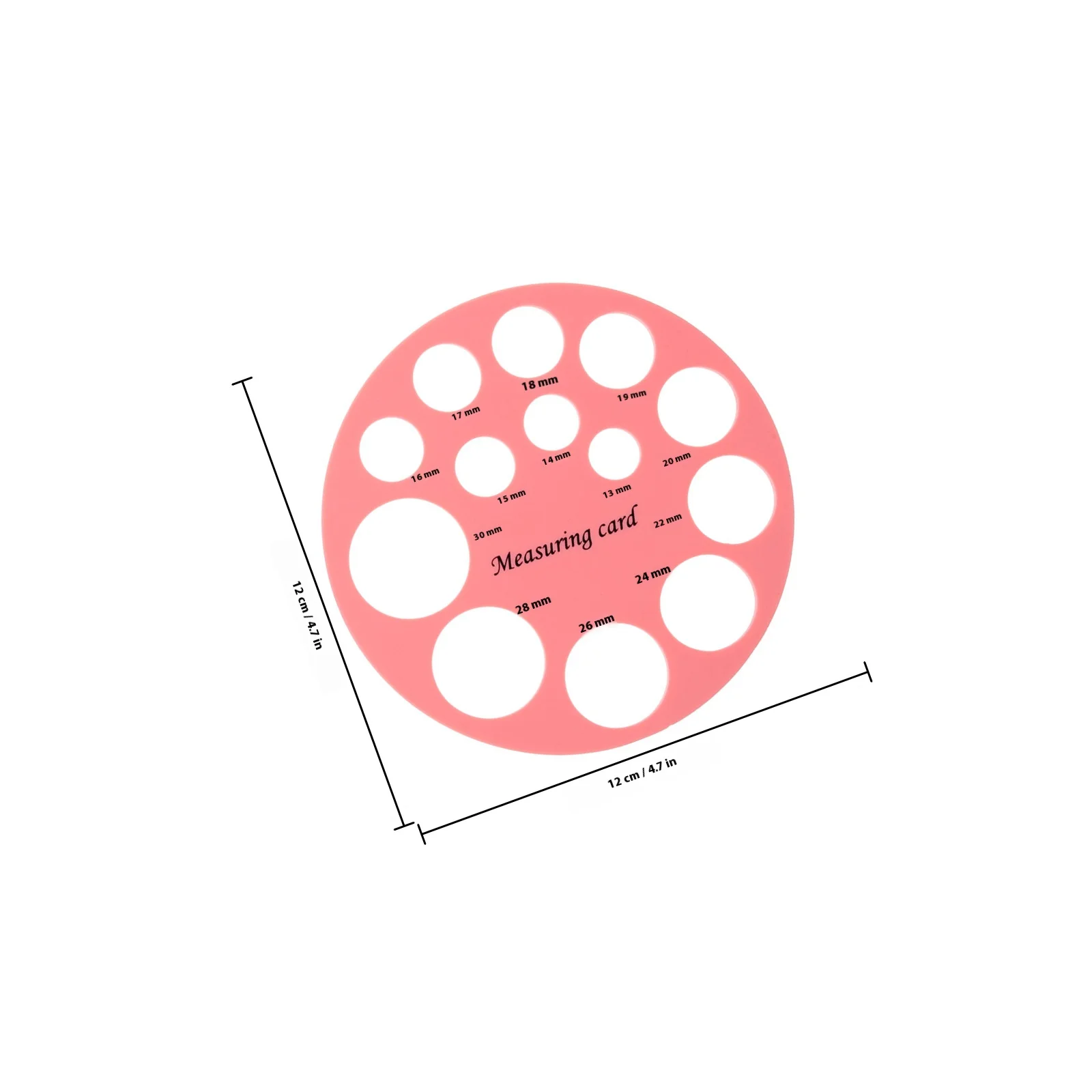 2 قطعة الحلمة Sizer سيليكون أداة قياس مقياس دقيق للطفل اللهايات شفة تحجيم مريحة صالح الحلمة Sizer #4