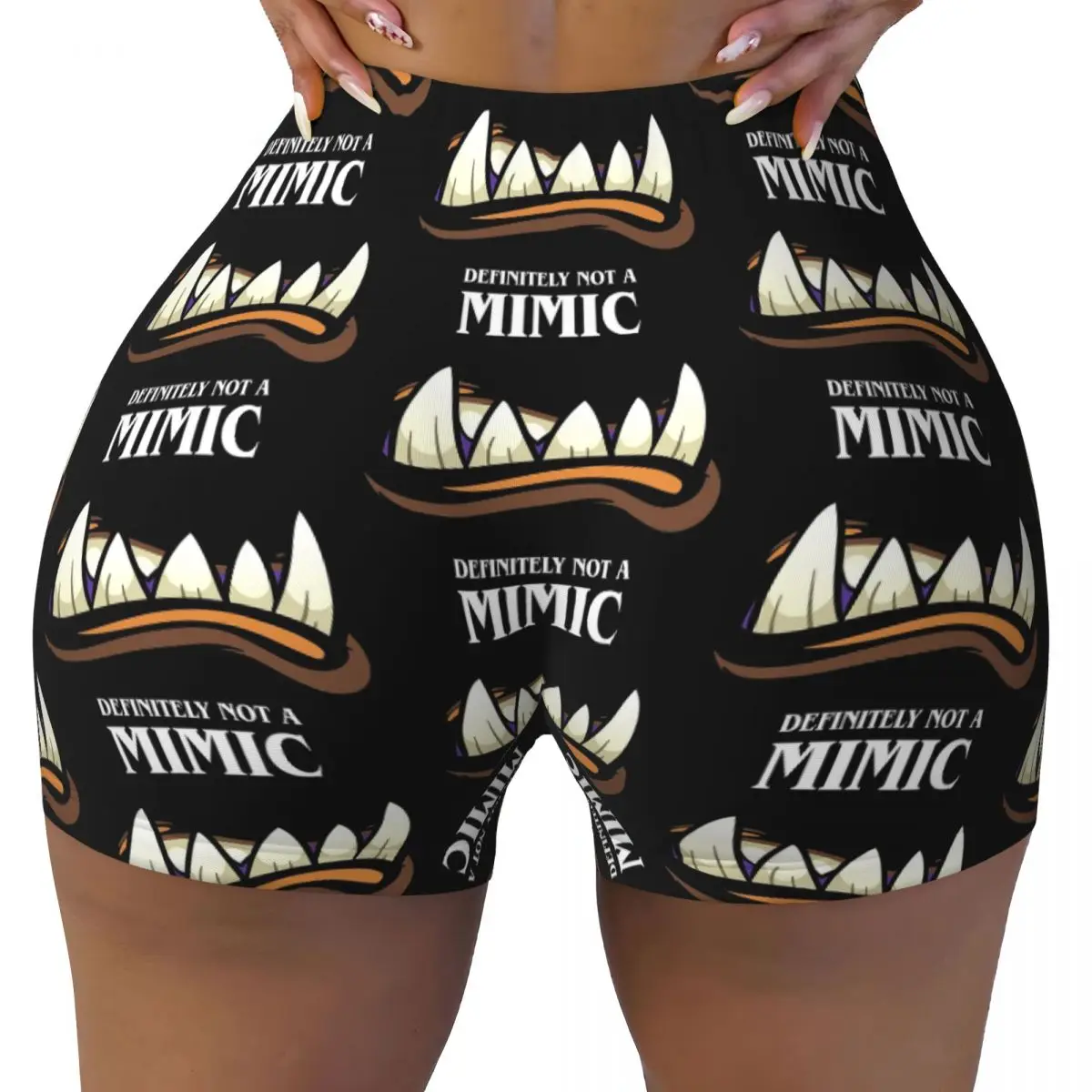 

Пользовательские определенно не Mimic Настольные шорты для ролевых игр и йоги Женские шорты для тренировок в тренажерном зале Бег Спортивные волейбольные байкерские шорты