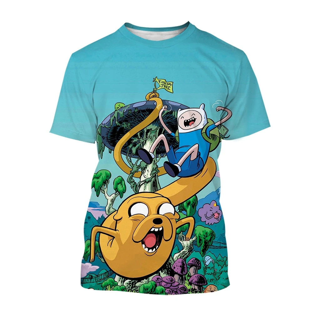 Hot Sale Adventure Time Men/Women/Kids 3D Printed T Shirt Short Sleeve Sreet Style Tees Top Shirt Oversize XXS~6XL