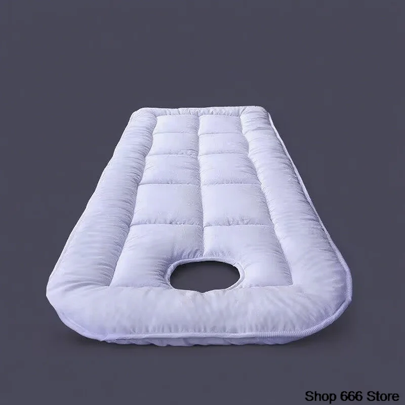 

Наматрасник для массажного стола, кровать с отверстием, коврик для салона красоты, нескользящая подушка 80X190 см, белый коврик для кровати, толщина 2,5 см