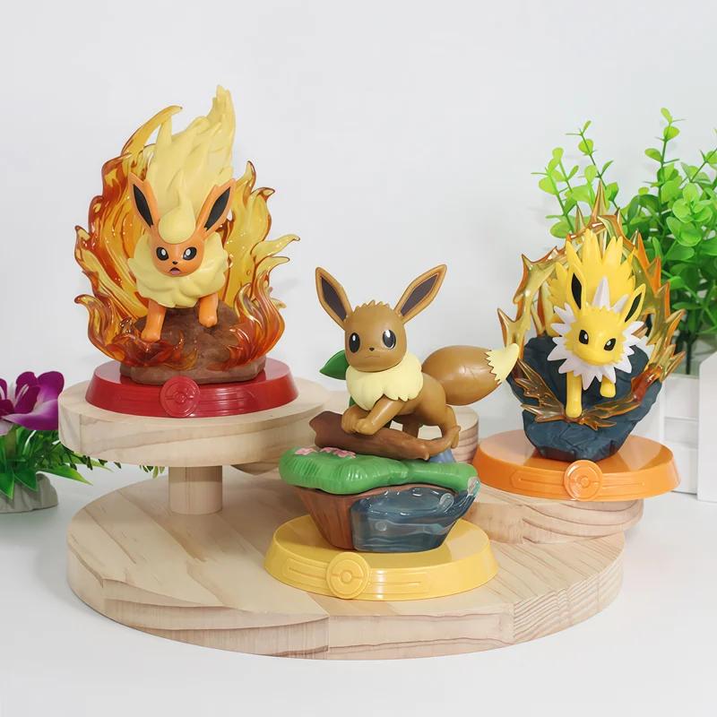 

Pokemon Eeveelution Espeon Sylveon Glaceon Leafeon Vaporeon Umbreon Flareon Anime Figure Model Blind Box Toys Birthday Gifts