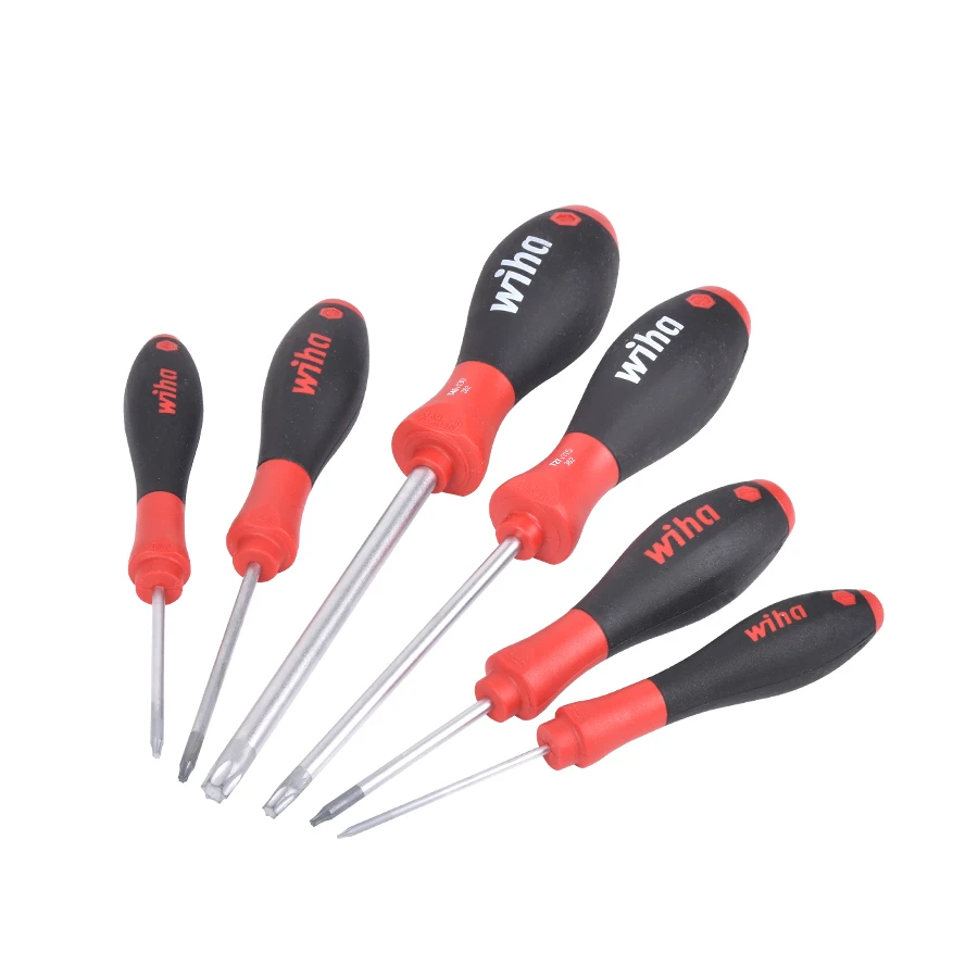 WIHA Magnetic Torx Screwdriver with T3 T4 T5 T6 T7 T8 T9 T10 T15 T20 Professional Grade Repair Tools NO.362