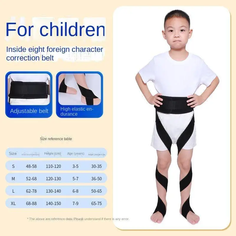 

Children Pigeon Toe Foot Corrector Leg Shape Splay Footed Correction Strap Walking Internal Rotation Straight Leg Strap