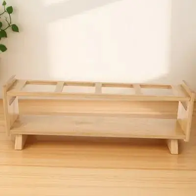 

Wooden Condiment Shelf Storage Rack for Spice Bottles Kitchen ganizer Seasoning Holder Oil Bottle Storage