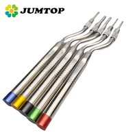 Dental Implant Osteotome Kit, Maxillary Sinus Lift Set with Bent/Straight Tips, Tooth Extraction Tools for Surgery