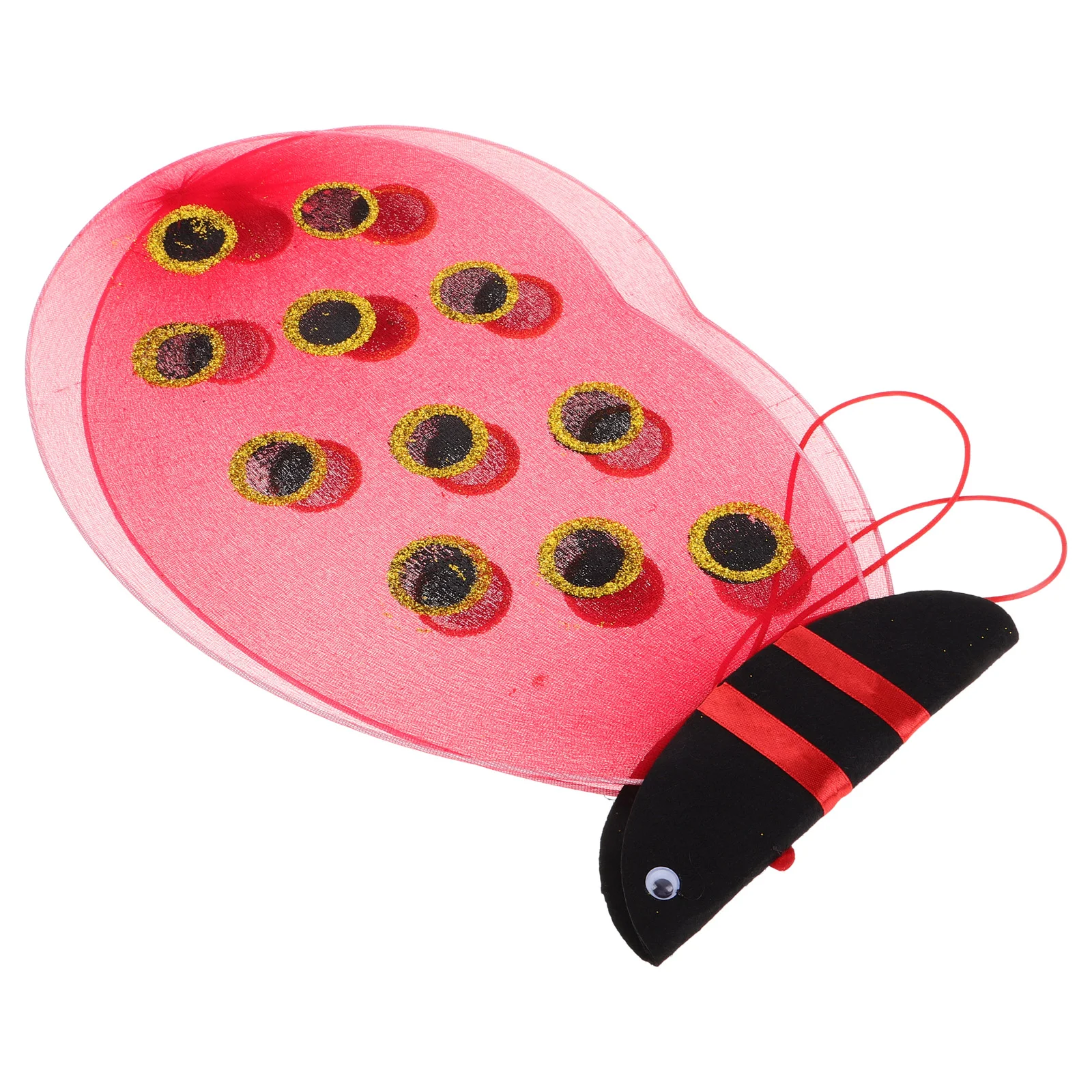 Costumes Kids Performance Ladybug Wing Girl Wings Halloween Dress up Party Favors Girls Prop Clothes