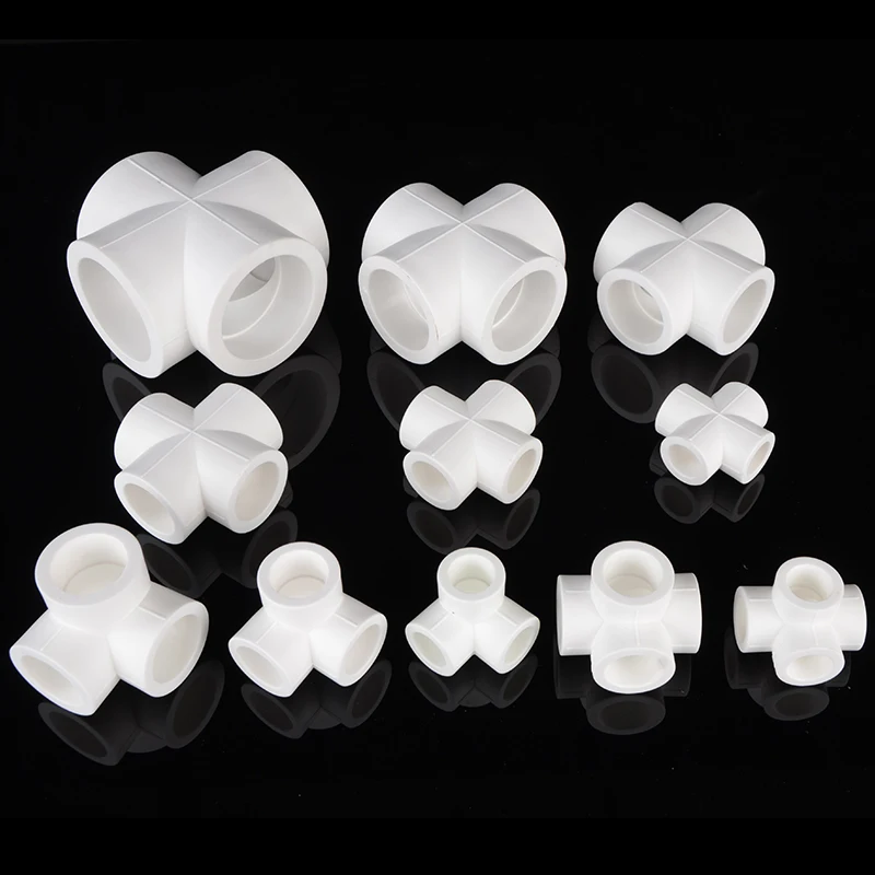 

PPR Pipe Fittings 3D Offset Cross Fitting for Wall Corners 20/25/32/40/50mm Equal Multi-Size Quick Install Leak-proof
