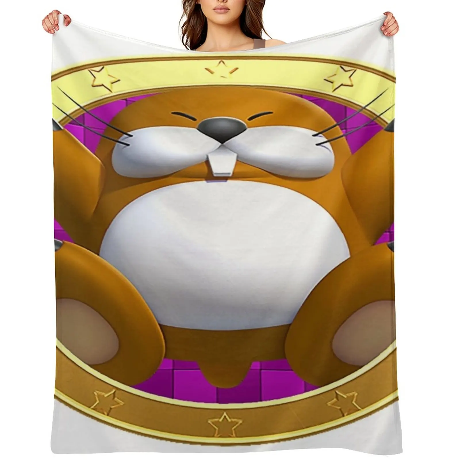 

Monty Mole Throw Blanket Decorative Sofa Luxury Throw Decorative Throw wednesday Blankets