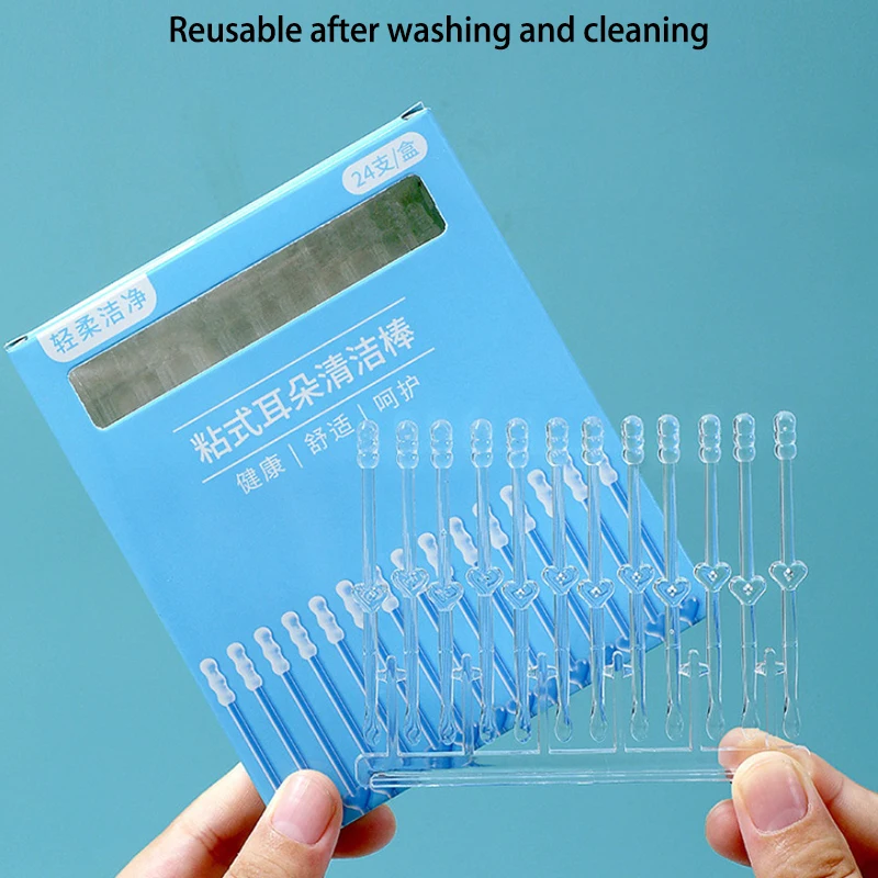1/3/5 صناديق لزجة الأذن حفار الأذن أداة حفر الأذن الشمع تنظيف خاص لا تؤذي الأذن حفر ملعقة الأذن حفر مسحات القطن #3