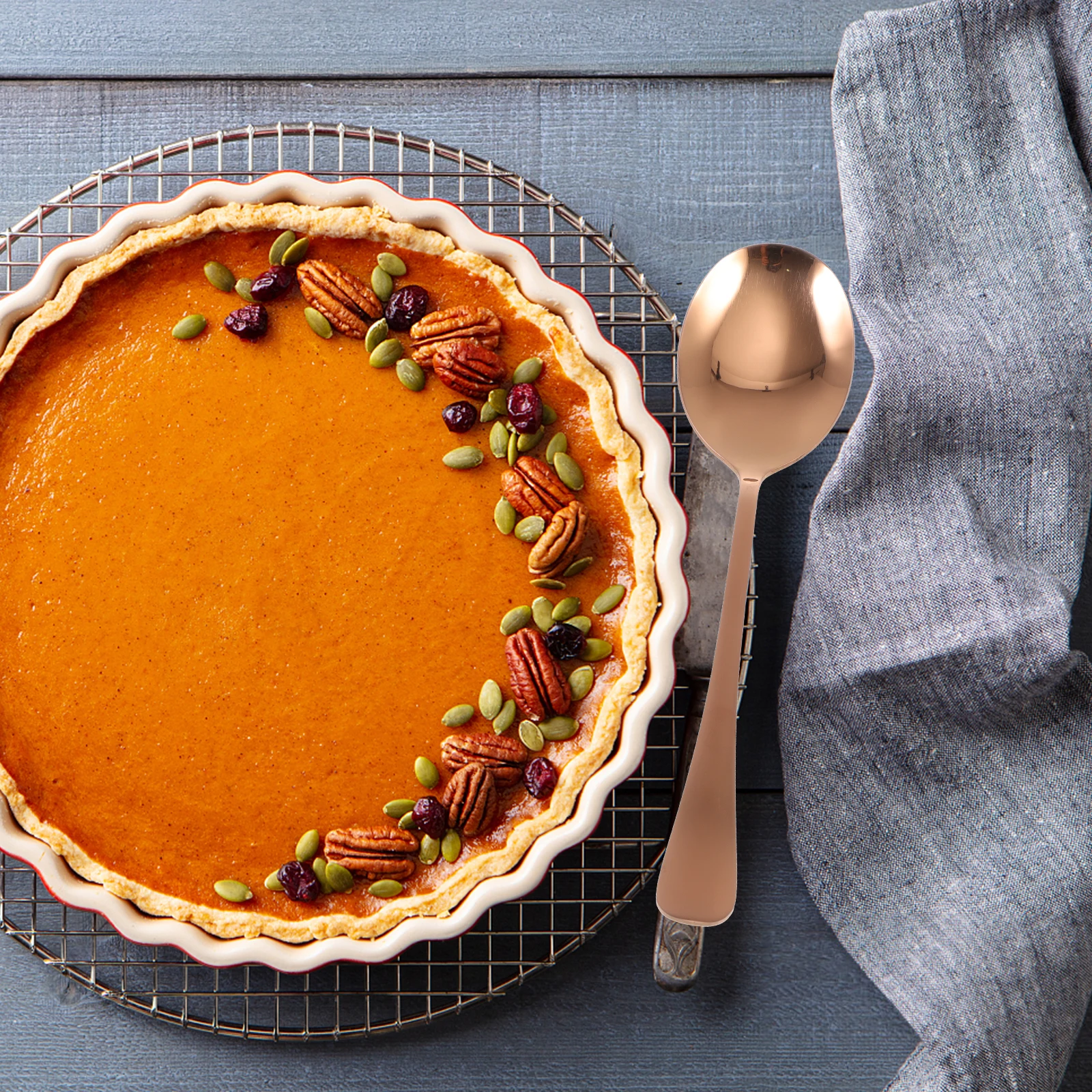 

4 Pcs Utility Cutlery Set Colander Kitchen Scoops Metal Supplies Restaurant Food Spoon Buffet