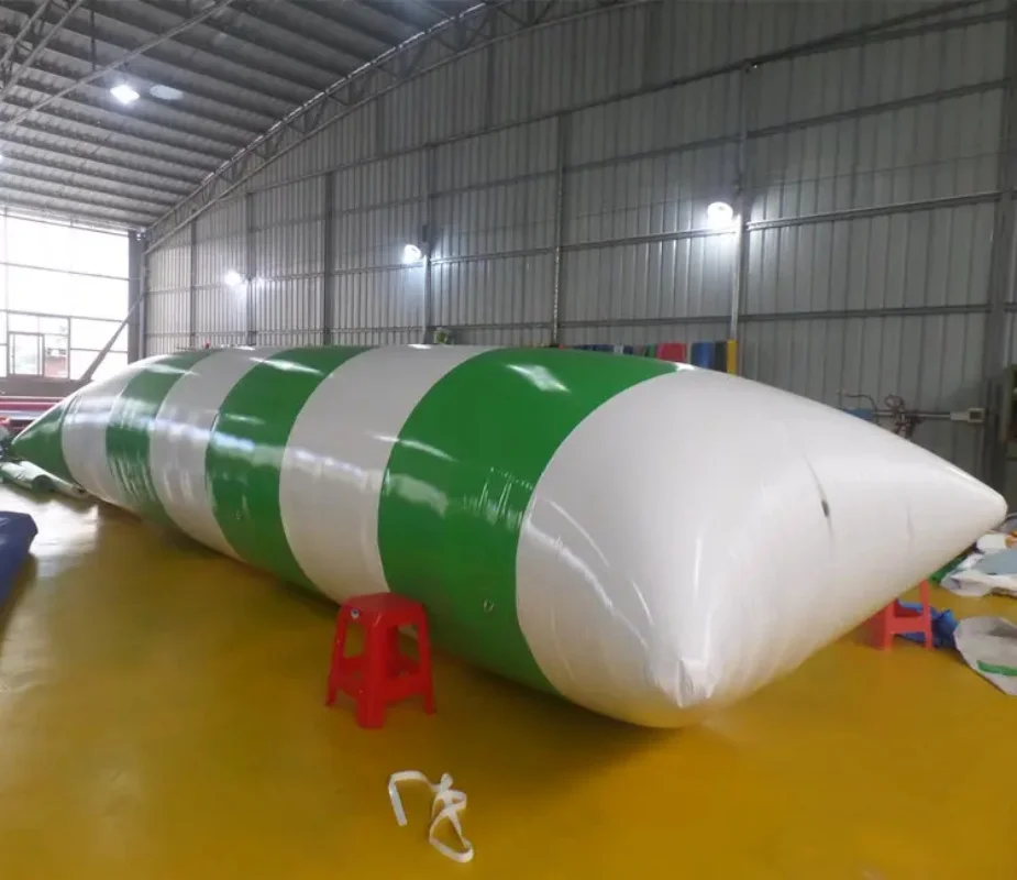 Cuscino per saltare in acqua Catapulta Gonfiabile per saltare Blob 8 * 3m PVC Gonfiabile Blob per acqua che rimbalza Acqua