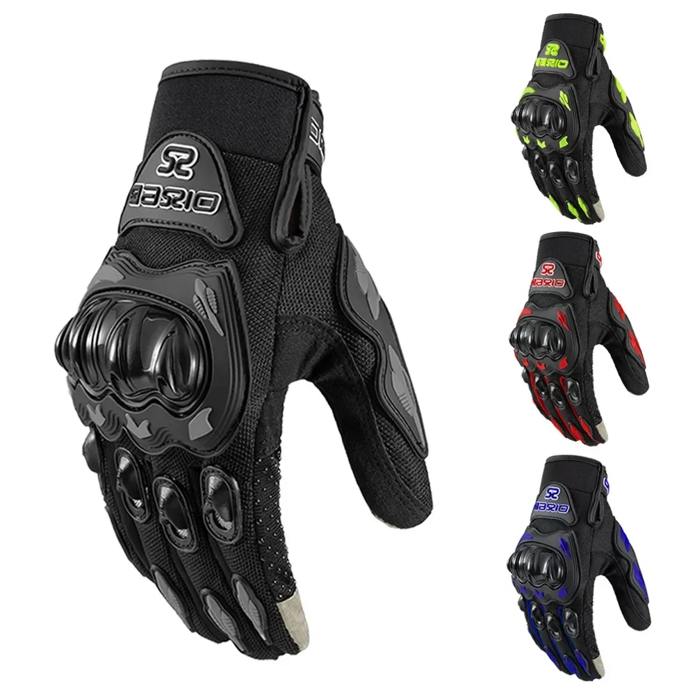 

Touchscreen Motorcycle Gloves - Breathable Mesh Summer Motocross & Racing Gloves, Ventilated Design for Women & Men