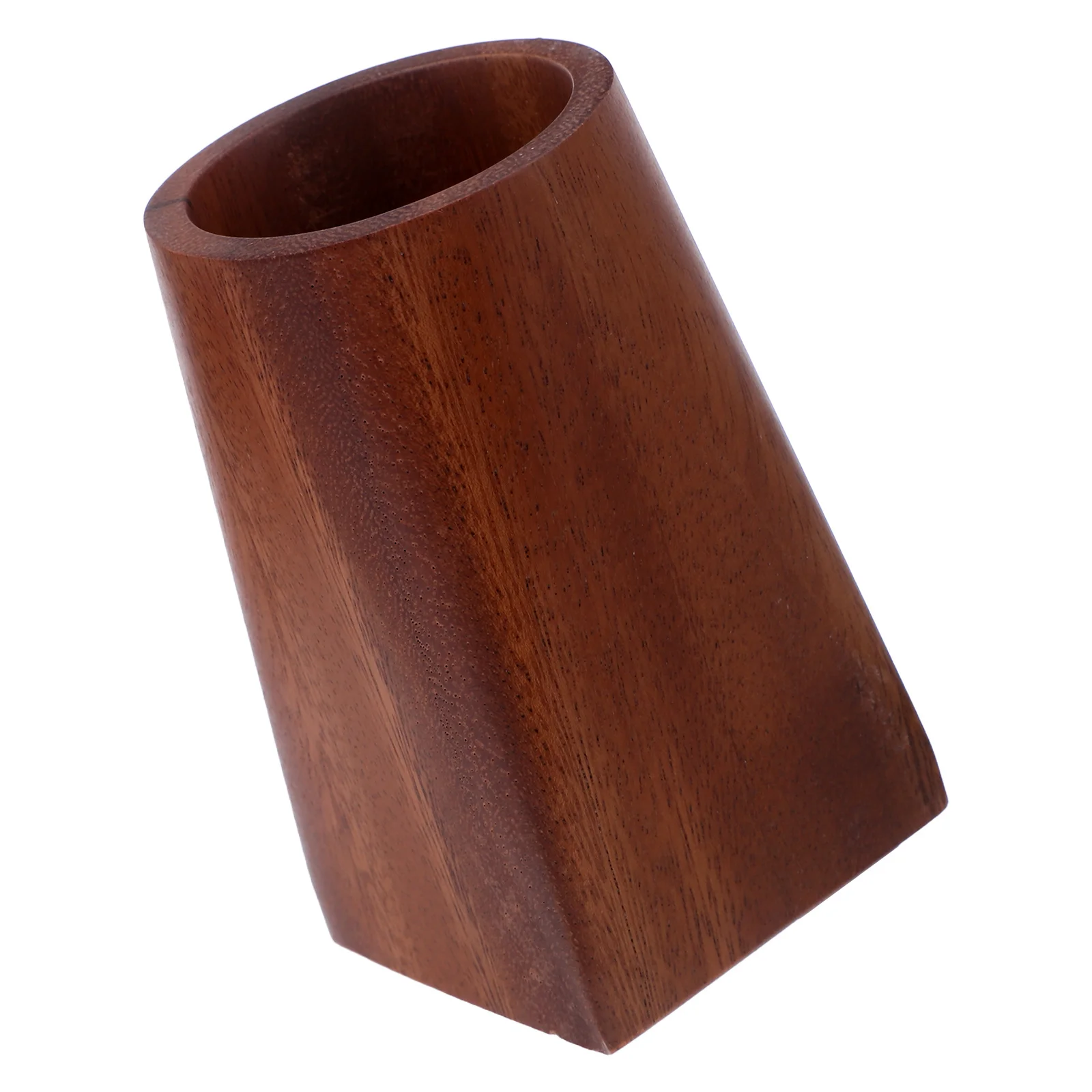 

Walnut Wood Pencil Holder Solid Walnut Pen Cup Desk Organizer Makeup Brush Holder for Students Professionals Artists