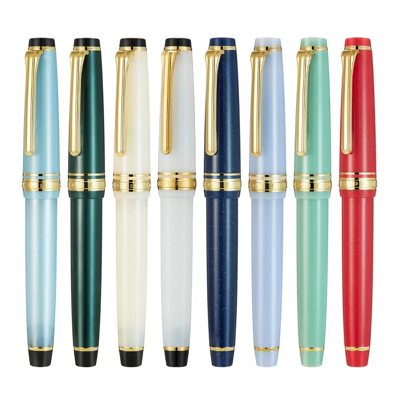 

New Sailor SHIKIORI Four Season Series 14K Gold Fountain Pen Flat Top Student Gift Calligraphy Collection Nib With Ink Converter